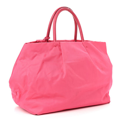 Prada Nylon Tessuto Fiocco Bow Tote Begonia 3 of 9