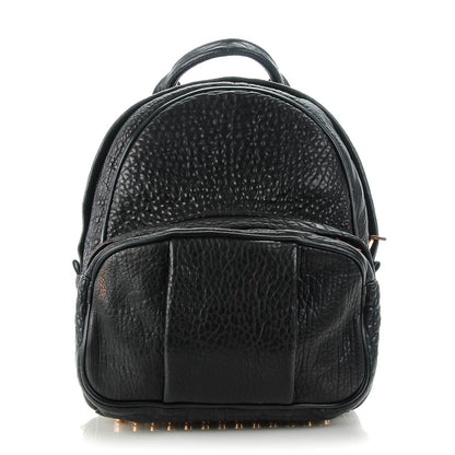 Alexander Wang Pebbled Lambskin Dumbo Backpack Black Rose Gold Hardware 1 of 7