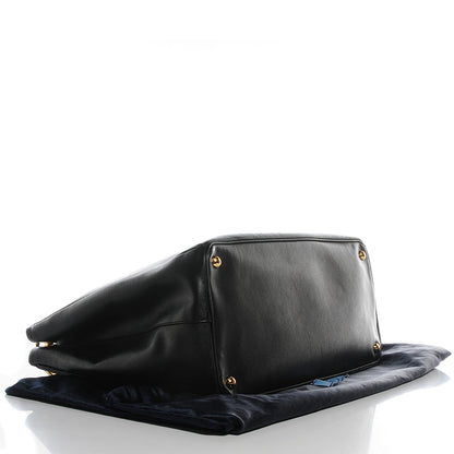 Prada Saffiano Lux Extra Large Galleria Double Zip Tote Black 4 of 10