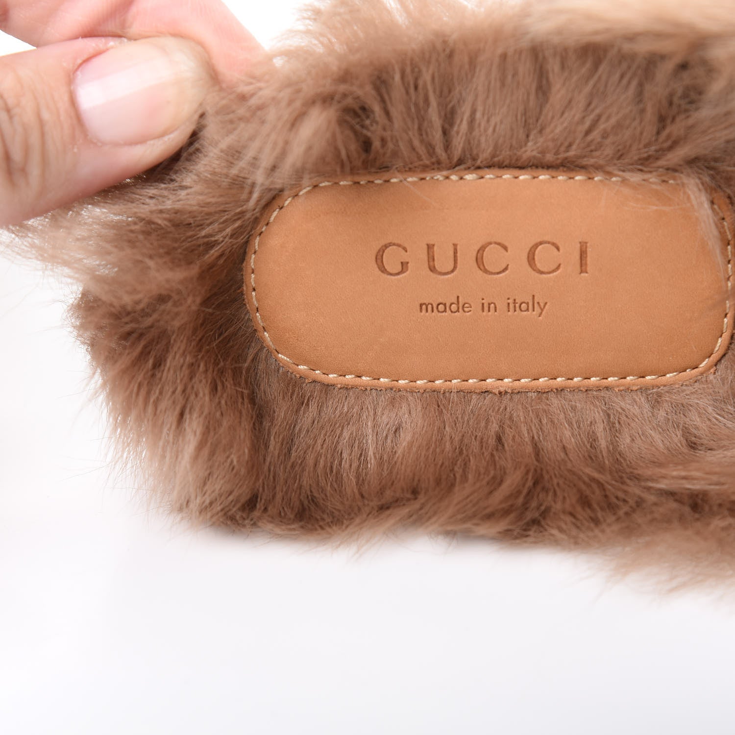 Gucci Velvet Fur Floral Womens Princetown Slippers 36 Black 8 of 10