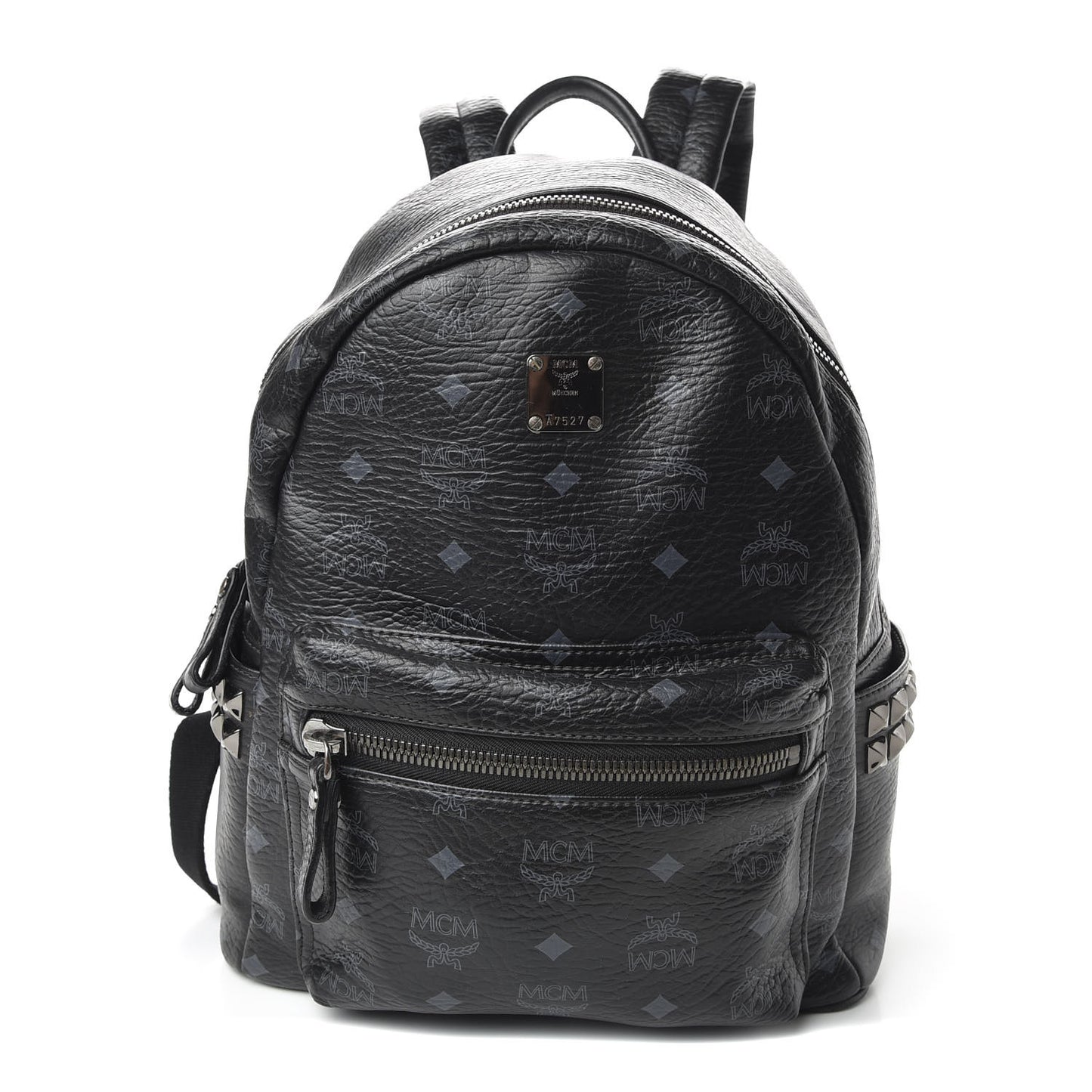 Visetos Small Side Stud Stark Backpack Black