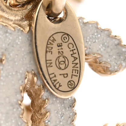 Chanel Pearl Bead CC Multi Strand Bracelet Gold Pink 4 of 6