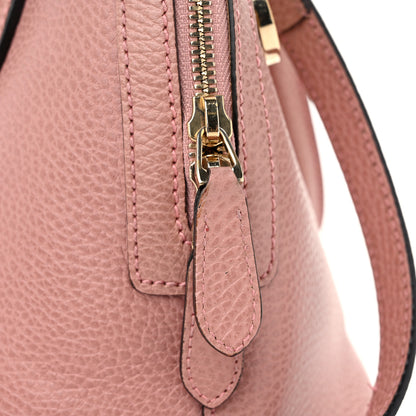 Gucci Dollar Calfskin Small GG Charm Dome Bag Soft Pink 14 of 15