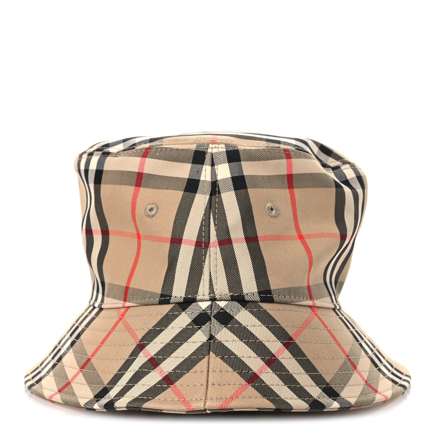 Burberry Technical Cotton Vintage Check Bucket Hat M Archive Beige 4 of 10