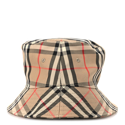 Burberry Technical Cotton Vintage Check Bucket Hat M Archive Beige 4 of 10