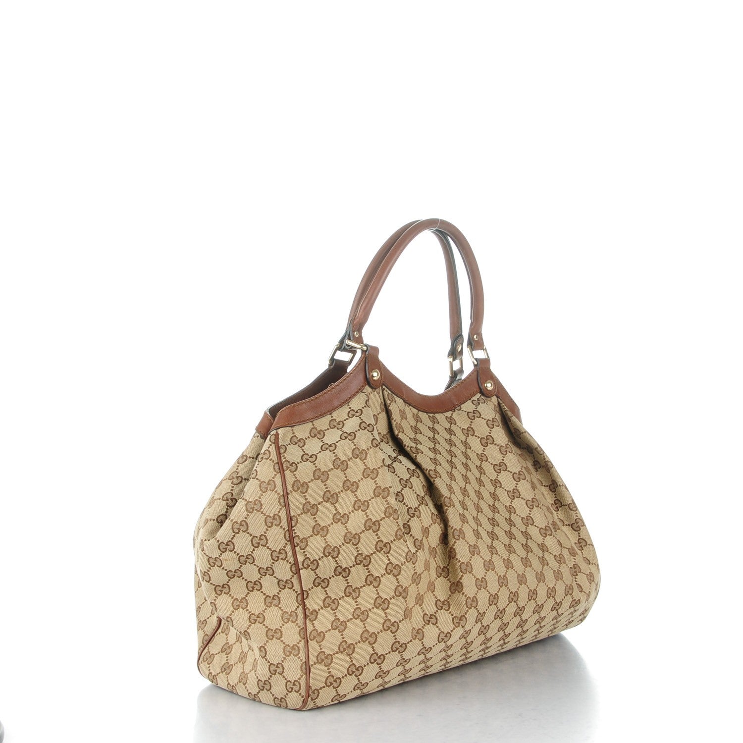 Gucci Monogram Large Sukey Tote Brown 3 of 7
