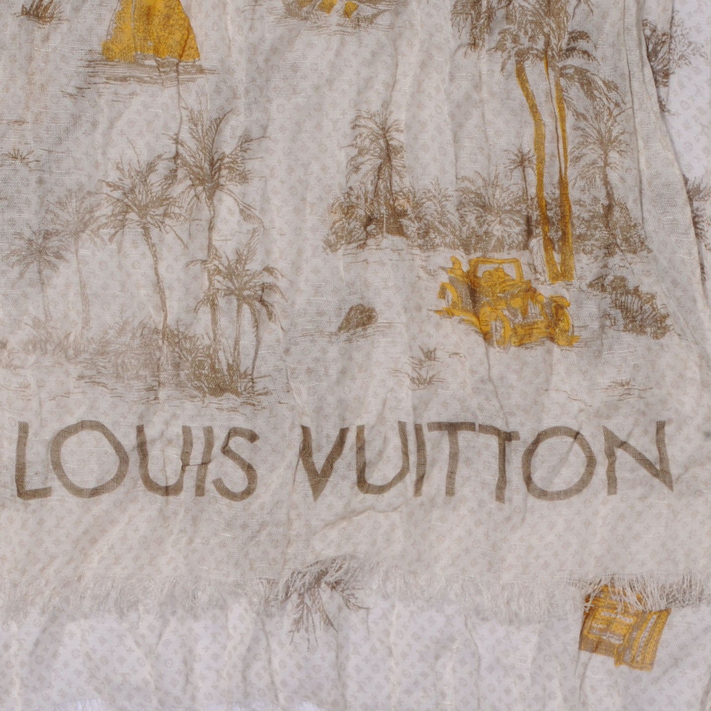 Cotton Linen Toile Etole De Louis Pareo Beige