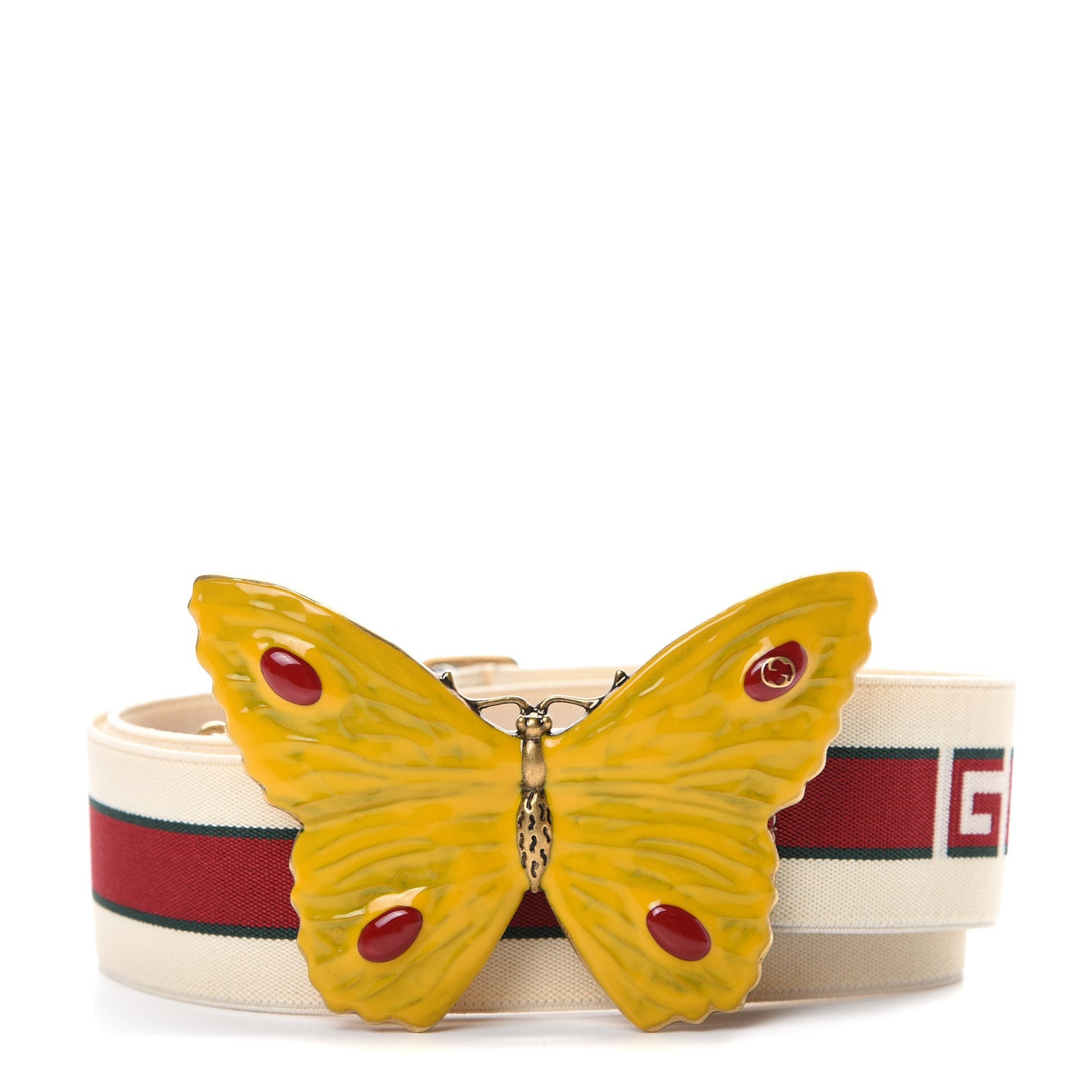 Gucci Enamel Butterfly Belt 95 38 1 of 3