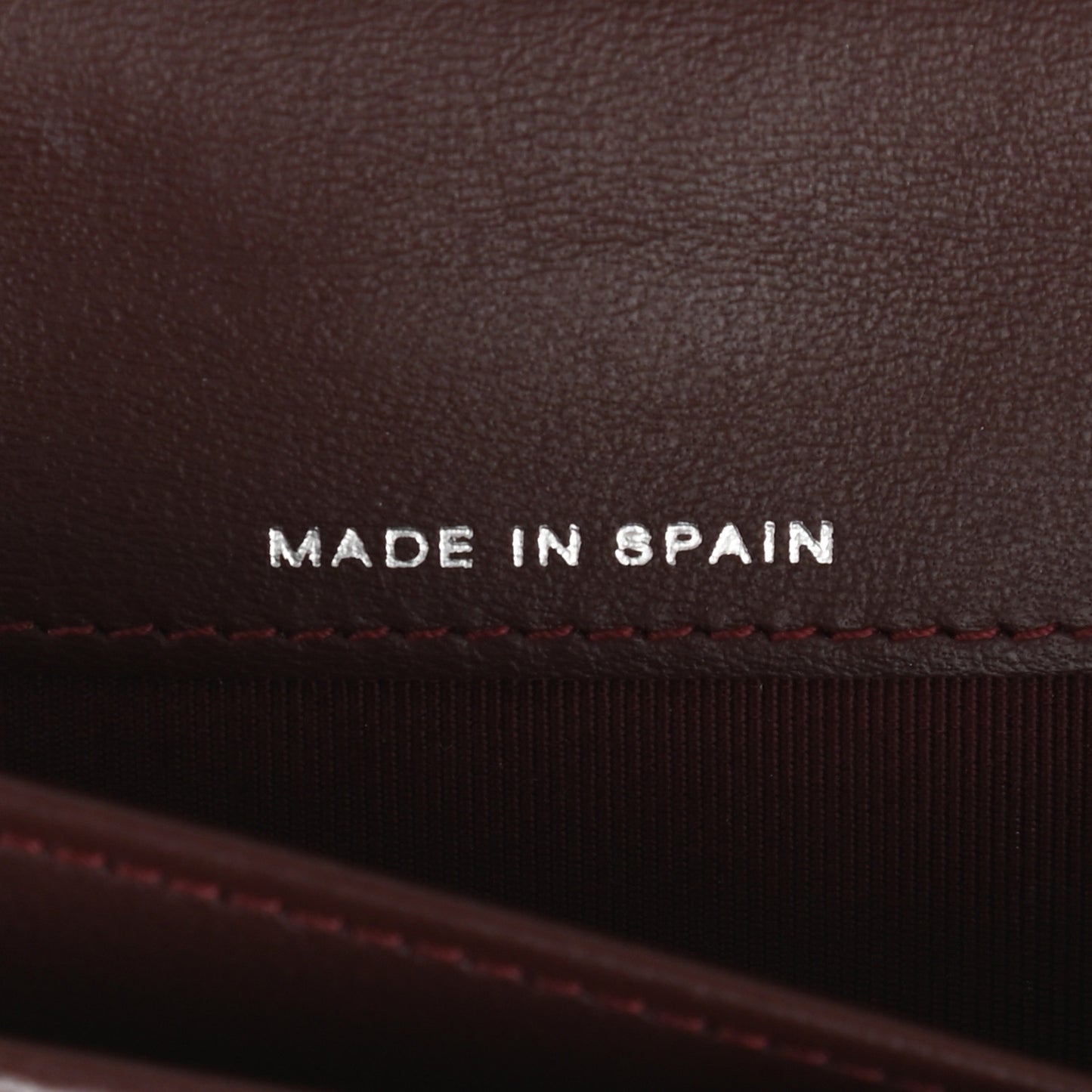 Lambskin Quilted Yen Wallet Black