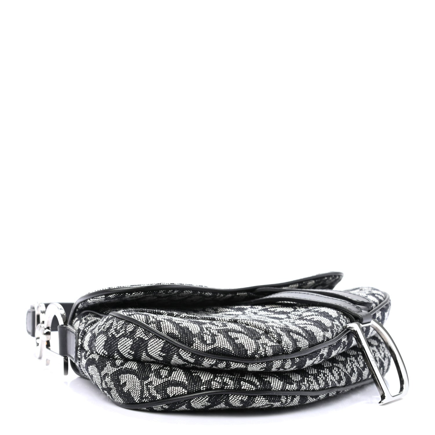 Christian Dior Monogram Saddle Bag Blue 4 of 9