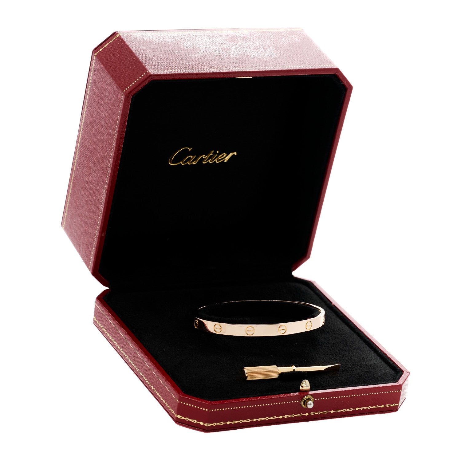 Cartier 18K Pink Gold LOVE Bracelet 18 5 of 5