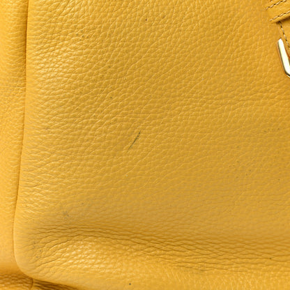 Prada Vitello Daino Side Zip Tote Mimosa 8 of 19