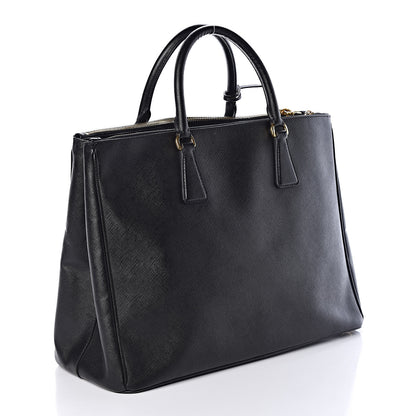 Prada Saffiano Large Galleria Double Zip Tote Black 3 of 9