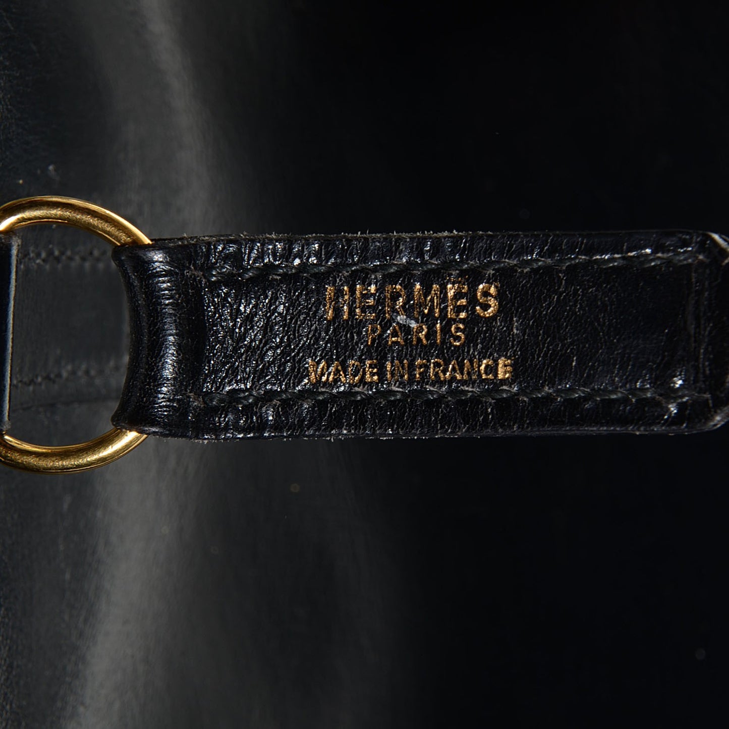 Box Leather Trim II 31 Black