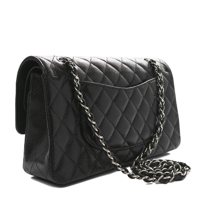 Chanel Caviar Quilted Medium Double Flap Black 2 of 11