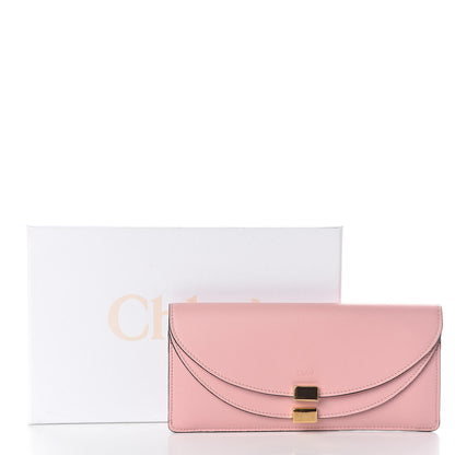 Chloe Calfskin Georgia Flap Wallet Washed Pink 7 of 7