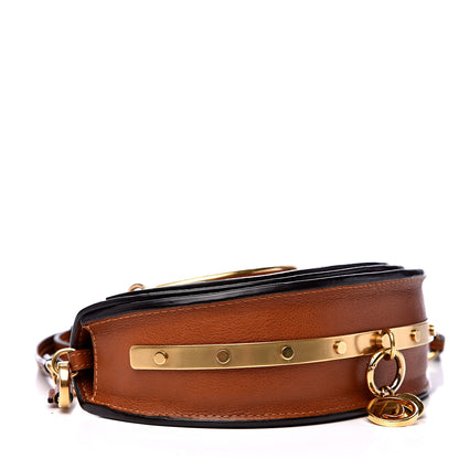 Chloe Calfskin Small Nile Bracelet Minaudiere Bag Caramel 3 of 8