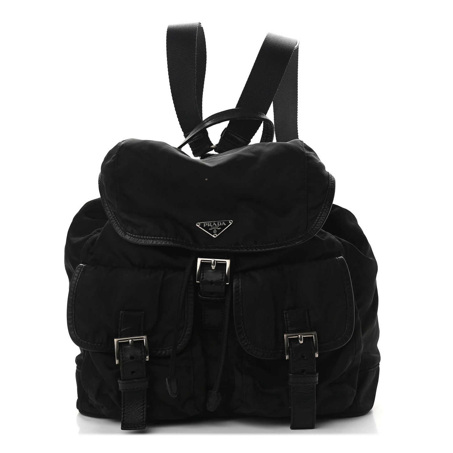 Nylon Vela Medium Backpack Black