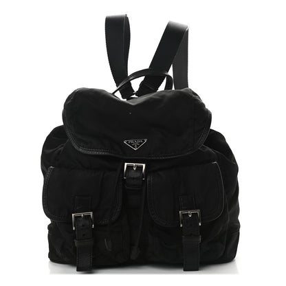 Prada Nylon Vela Medium Backpack Black 1 of 8