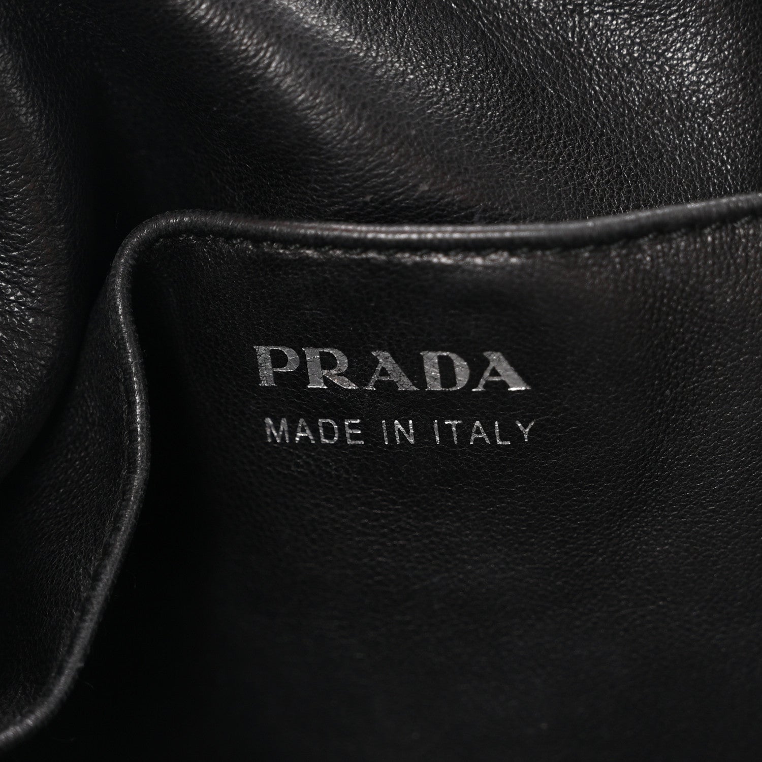 Prada Tessuto Nylon Calfskin Grommet Tote Black 6 of 9