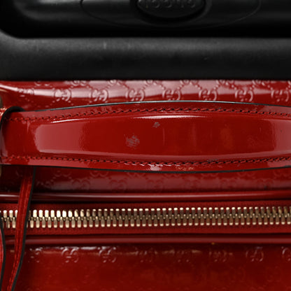 Gucci Patent Microguccissima Carry On Suitcase Red 15 of 16