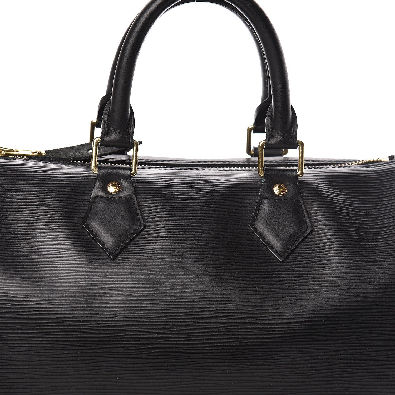 Louis Vuitton Epi Speedy 25 Black 6 of 11