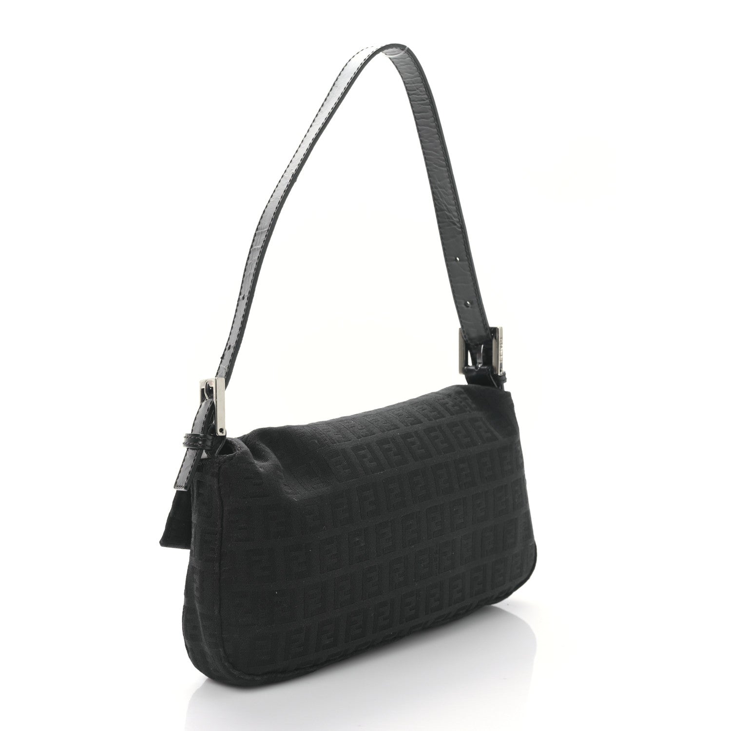 Fendi Zucchino Baguette Black 3 of 9