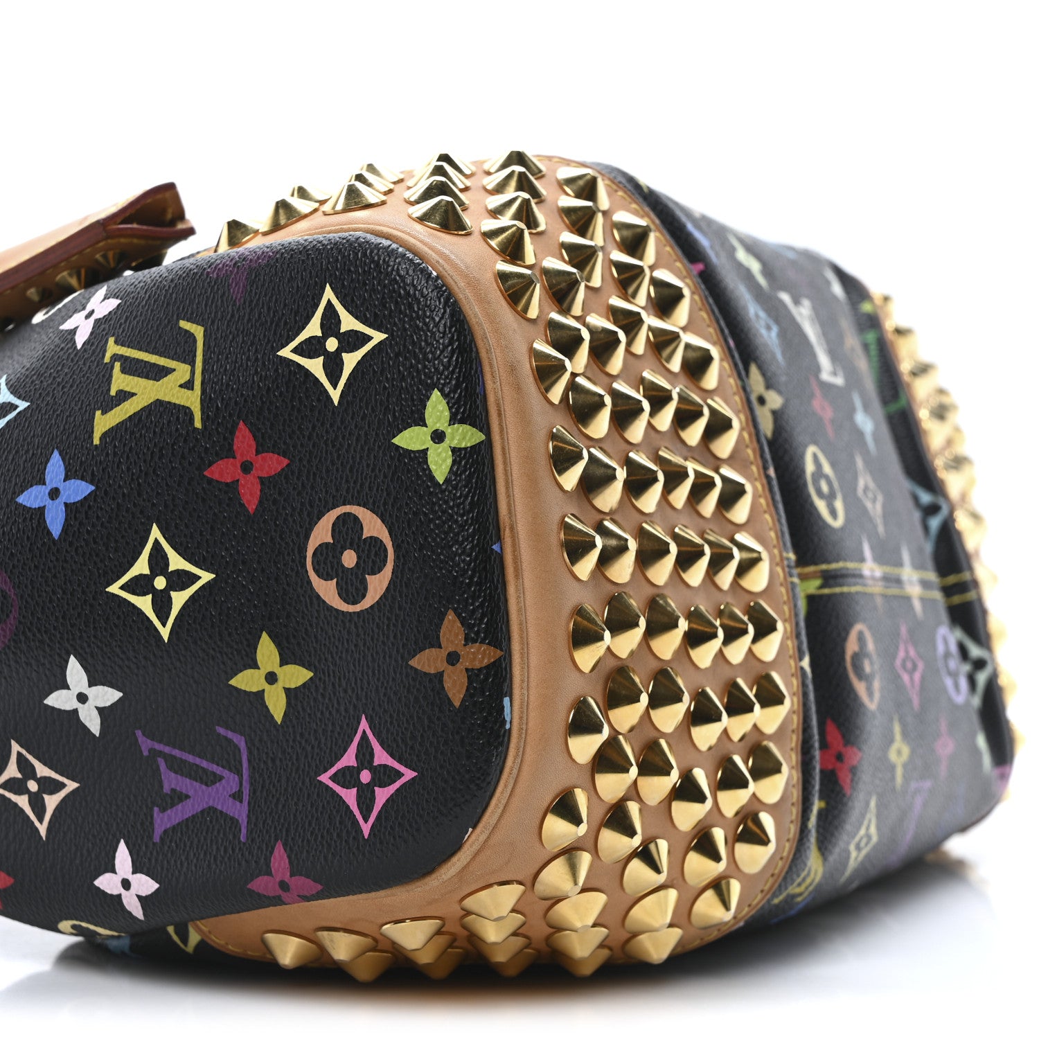 Louis Vuitton Monogram Multicolor Chrissie Black 8 of 9