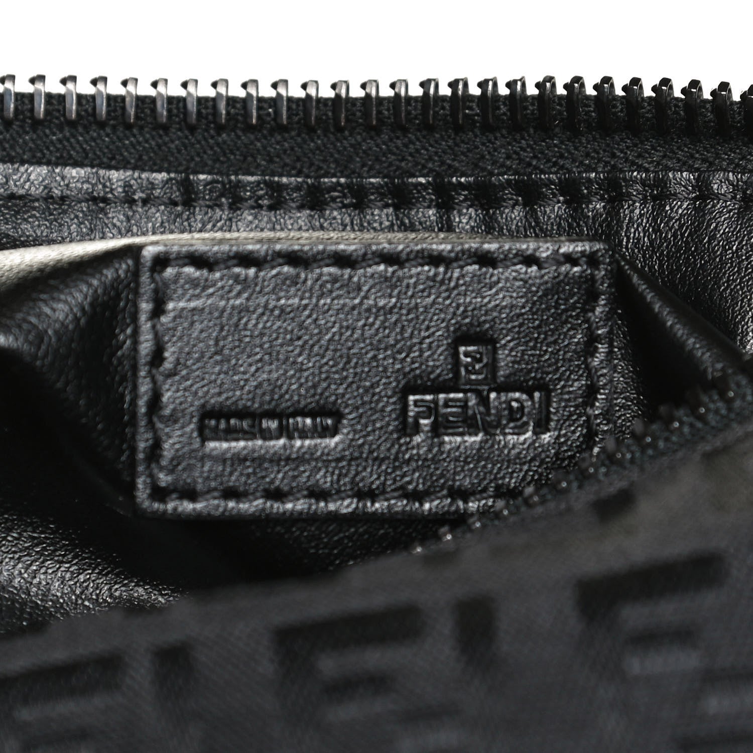 Fendi Zucchino Mini Pochette Black 10 of 15
