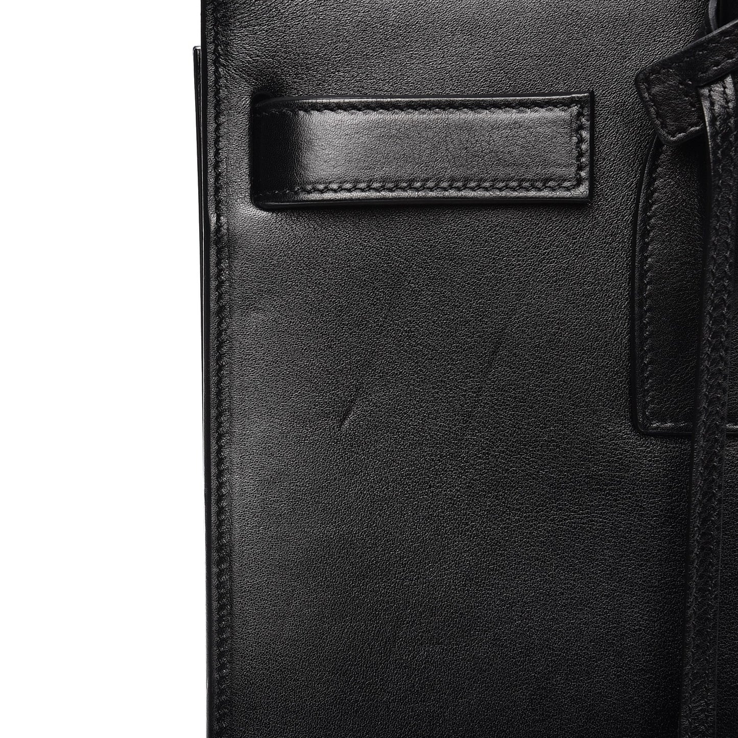 Calfskin Small Sac De Jour Black