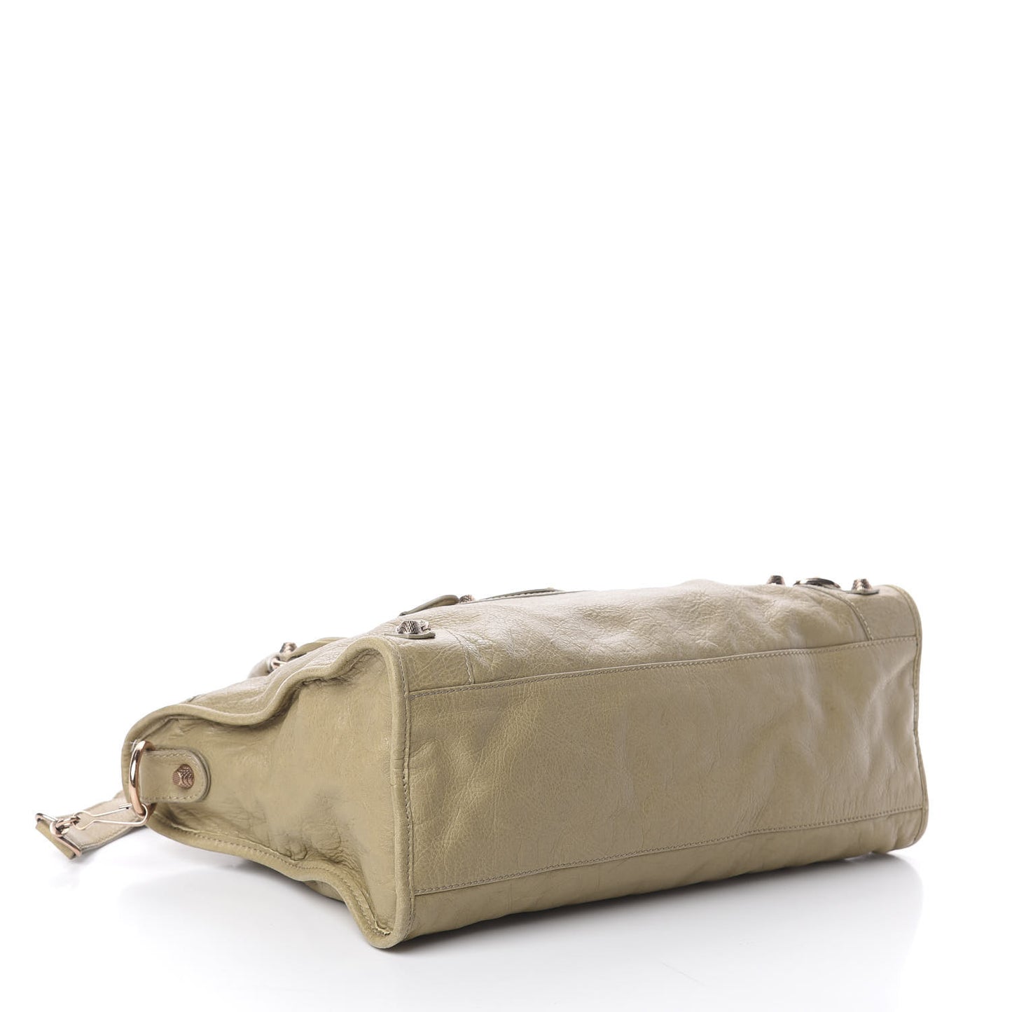 Agneau Giant 12 Rose Gold Hardware City Latte Beige
