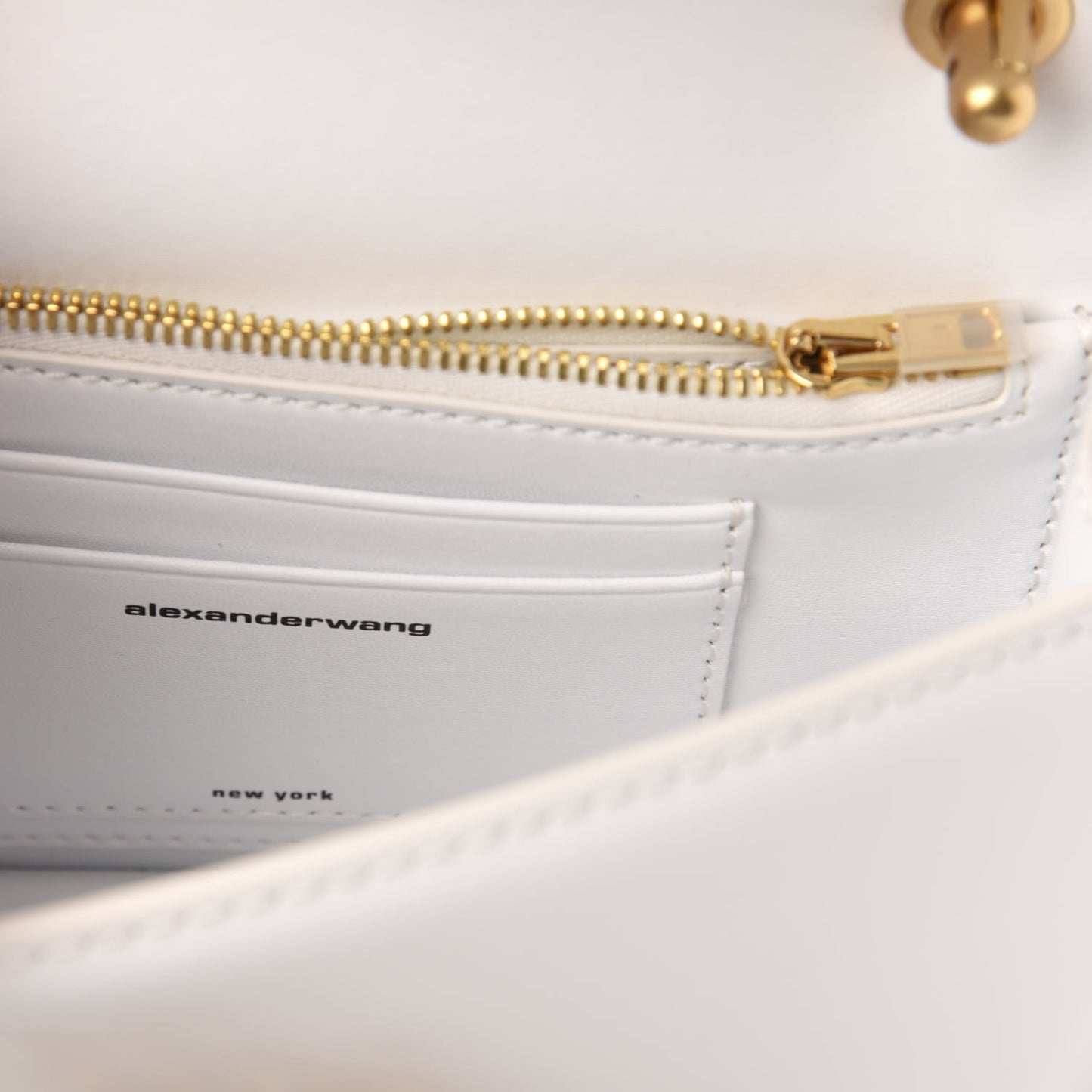 Calfskin Mini Legacy Satchel White