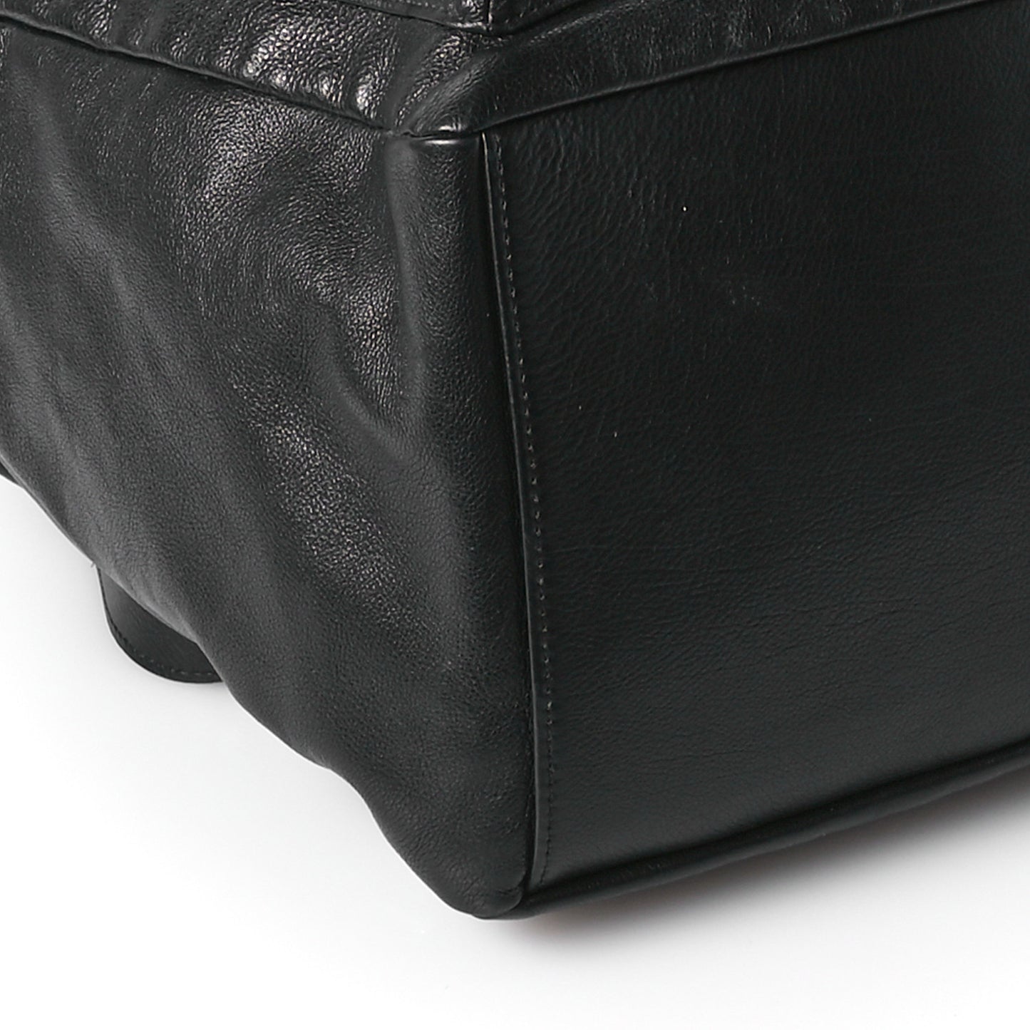 Calfskin Medium Biker Backpack Black