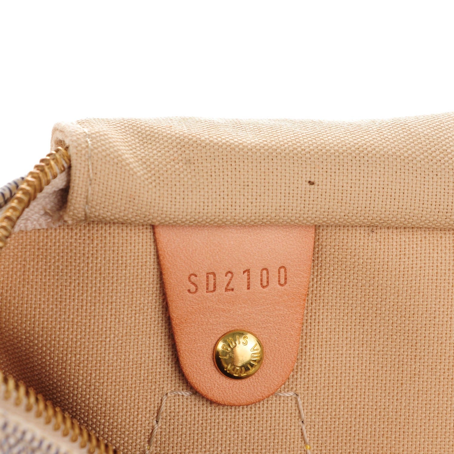 Louis Vuitton Damier Azur Speedy 30 7 of 12