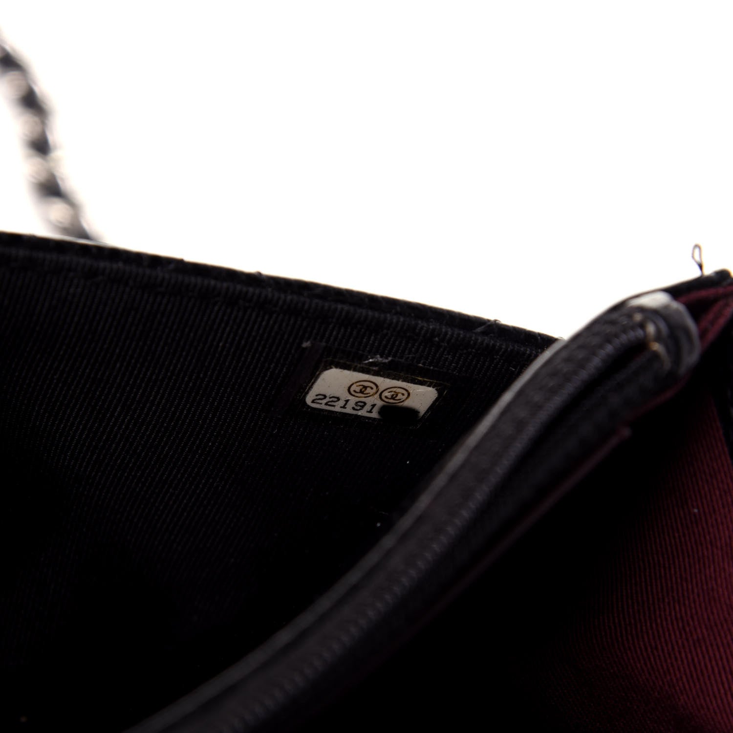 Chanel Caviar Quilted Wallet On Chain WOC Black 11 of 12