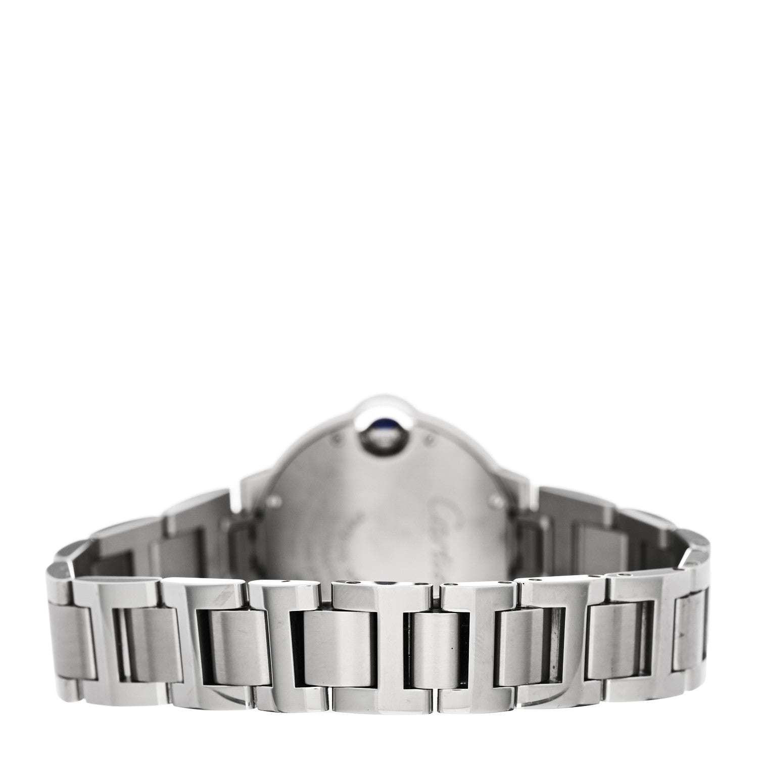 Cartier Stainless Steel Diamond 33mm Ballon Bleu De Cartier Automatic Watch 3 of 4