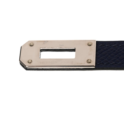 Hermes Epsom Kelly Longue Wallet Bleu Saphir 8 of 9