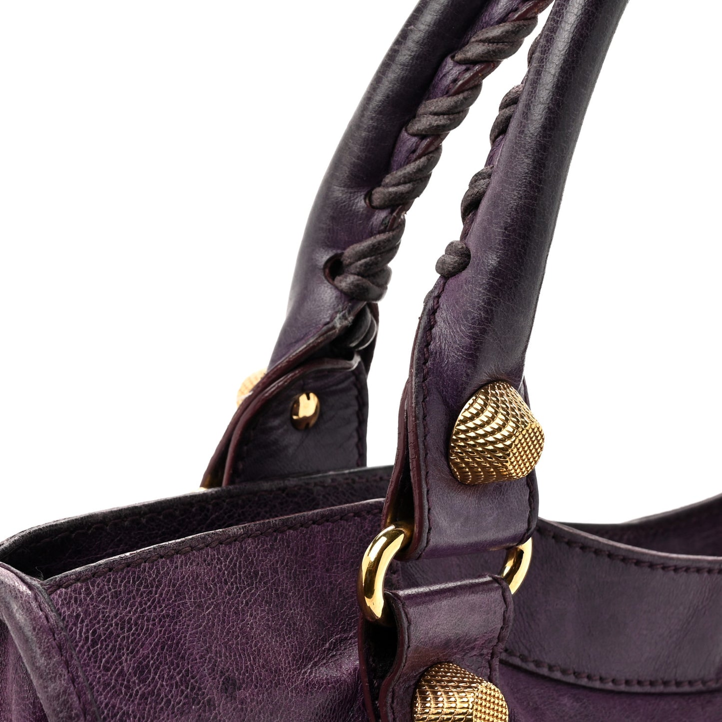 Agneau Giant 21 Gold Hardware City Raisin
