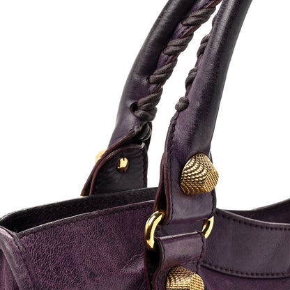 Balenciaga Agneau Giant 21 Gold Hardware City Raisin 16 of 16