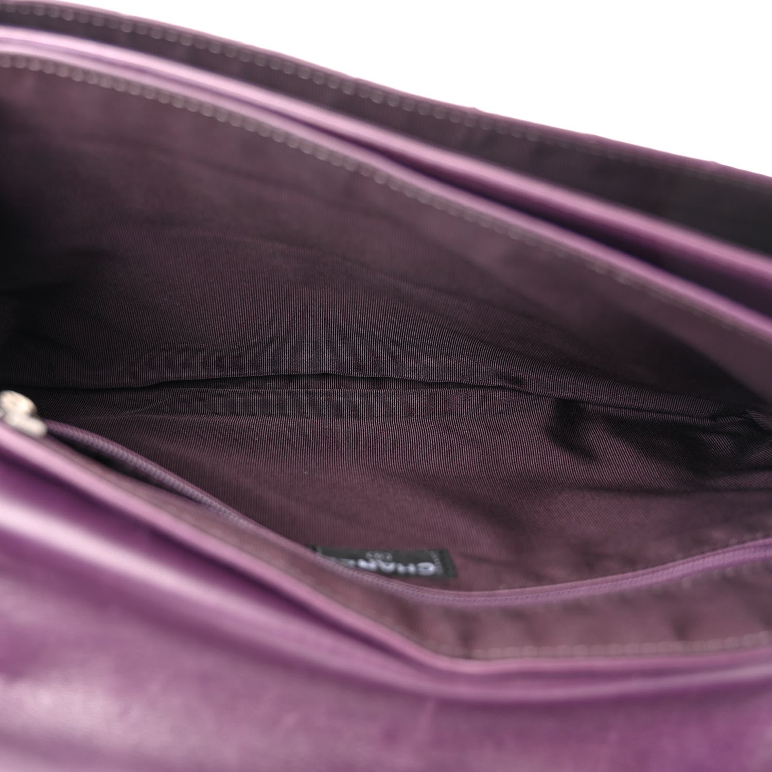 Chanel Lambskin Chocolate Bar Mademoiselle Flap Purple 5 of 11