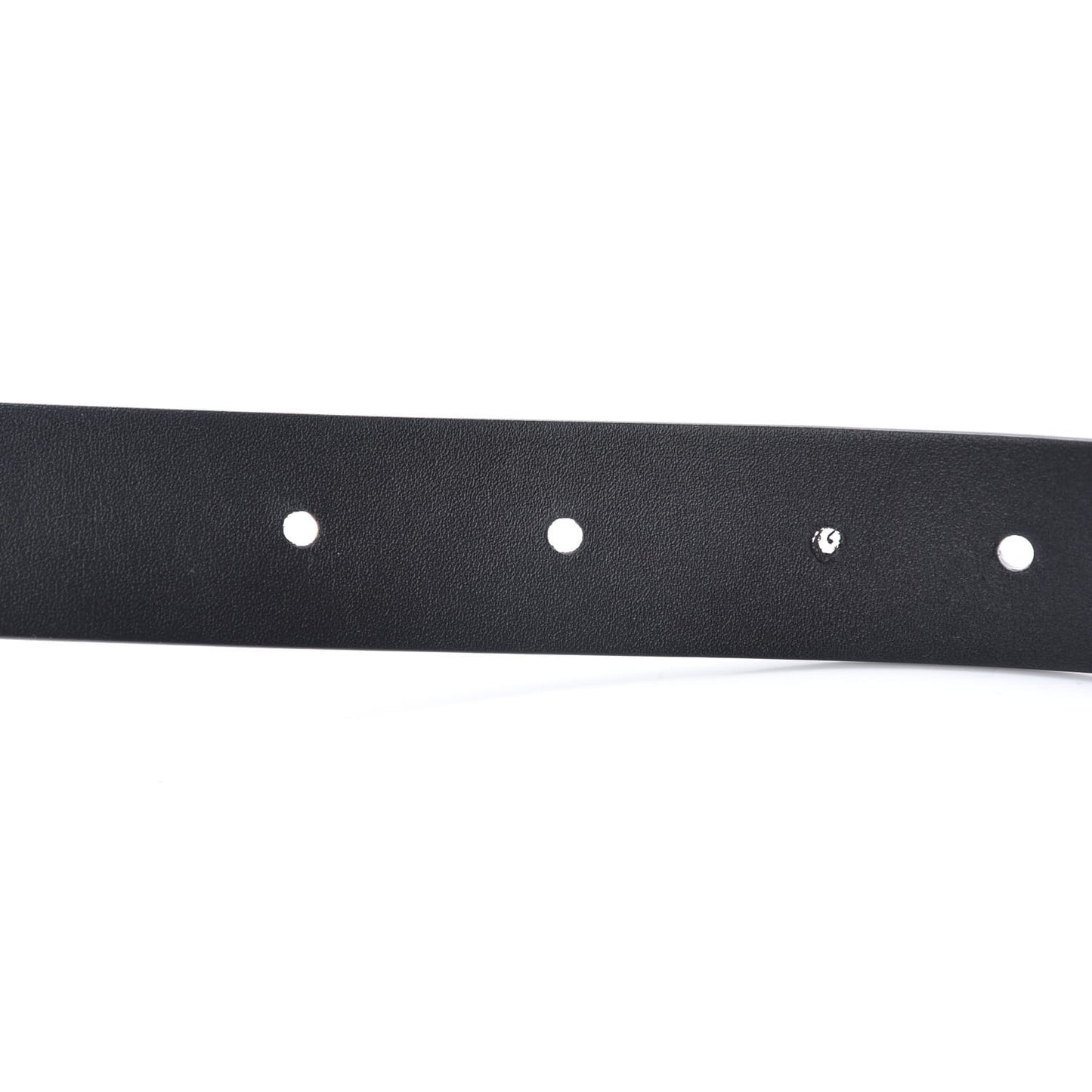 Calfskin CC Chain Logo Belt 90 36 Black