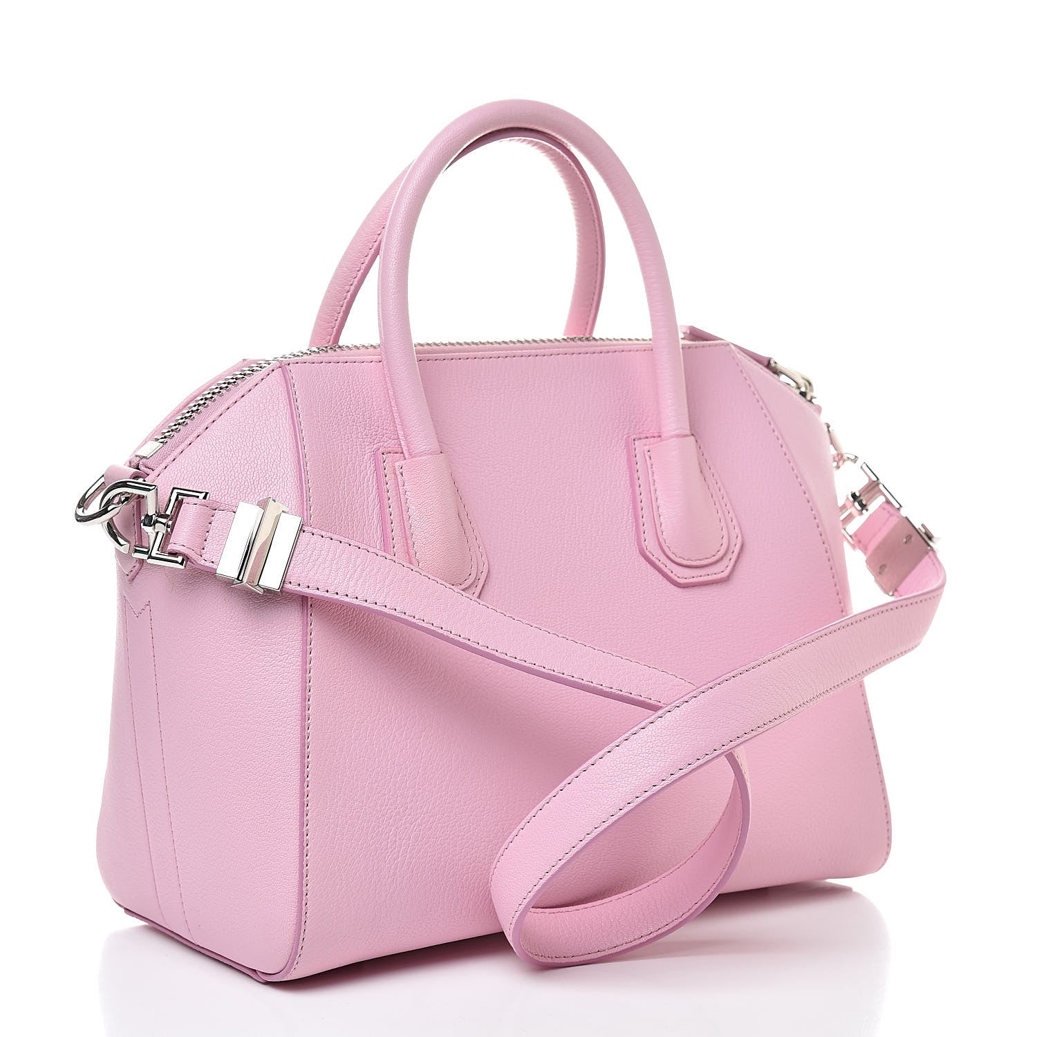 Givenchy Sugar Goatskin Small Antigona Bright Pink 3 of 12