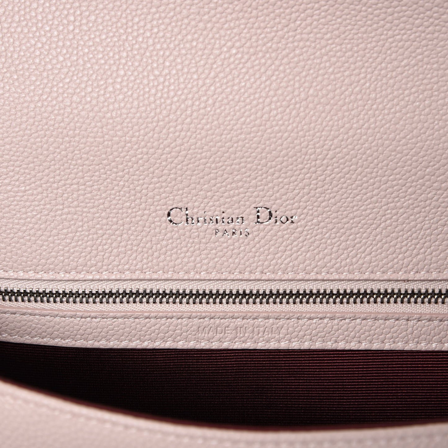 Grained Calfskin Cannage Medium Diorama Flap Bag Rose Poudre