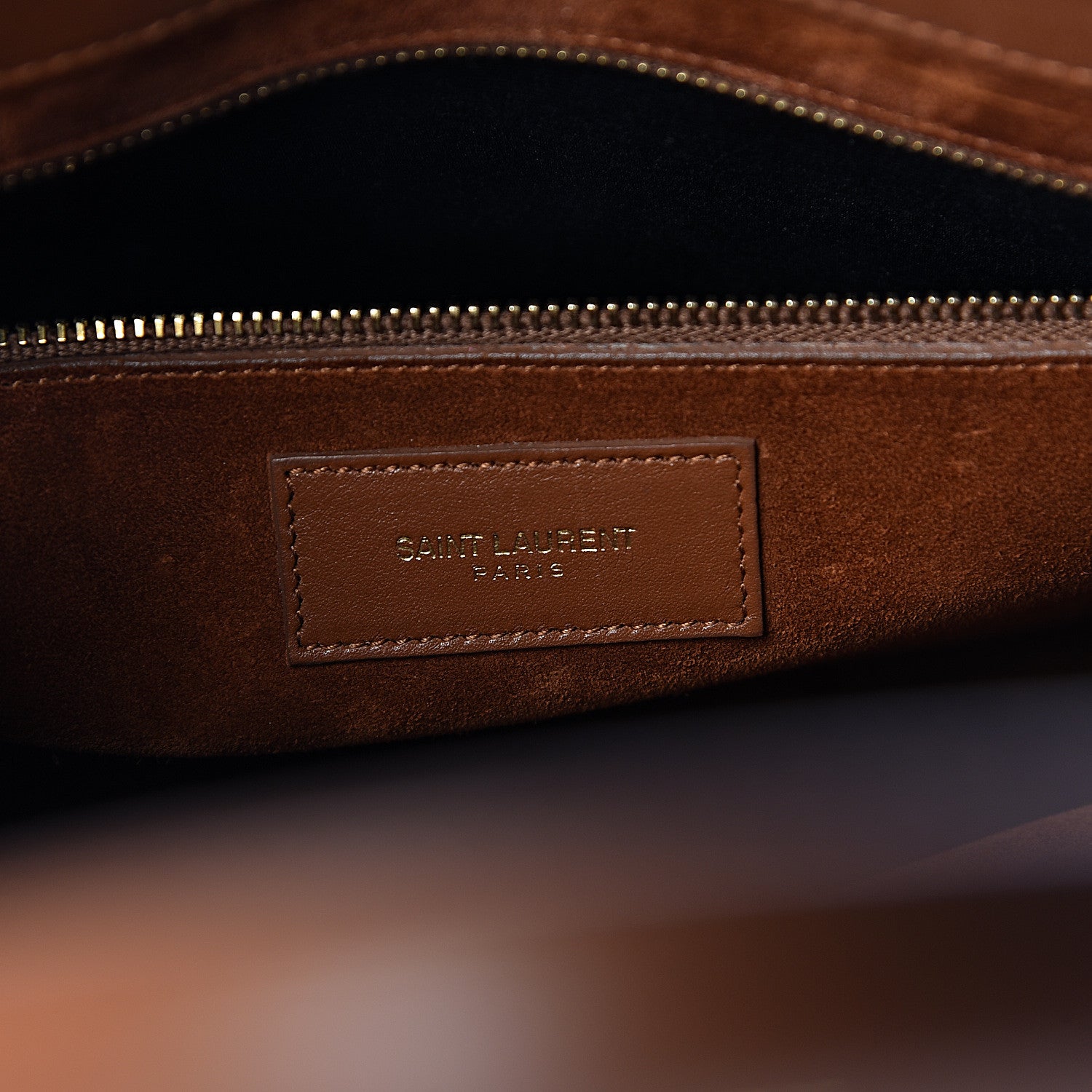 Saint Laurent Calfskin Large Sac De Jour Carryall Cognac 6 of 12