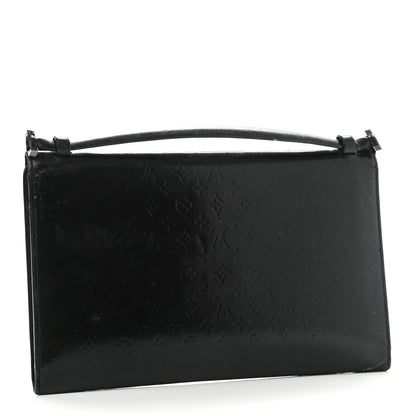 Louis Vuitton Monogram Glace Anouchka Pochette MM Black 3 of 12