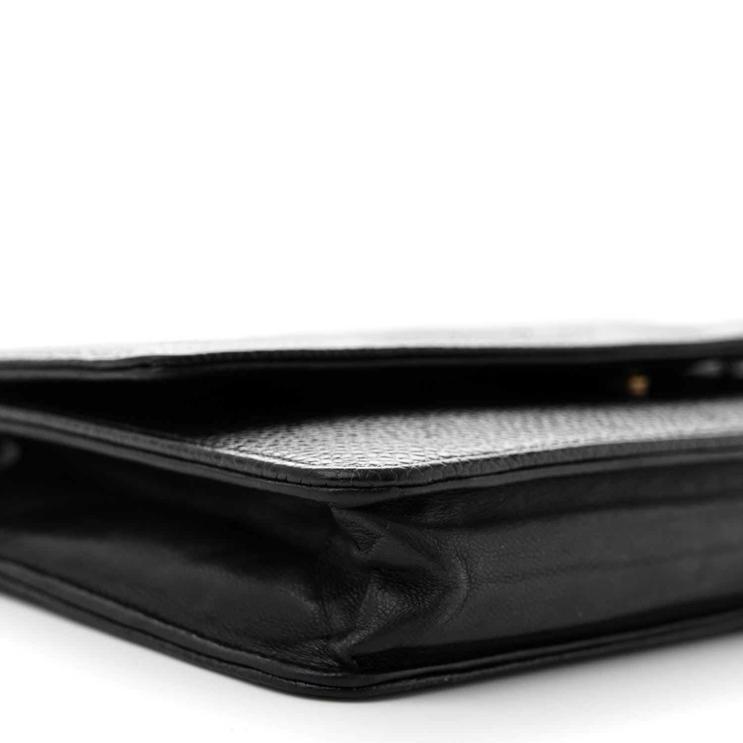 Chanel Caviar Timeless CC Wallet On Chain WOC Black 10 of 11