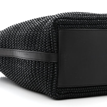 Saint Laurent Raffia Tote Black 9 of 13