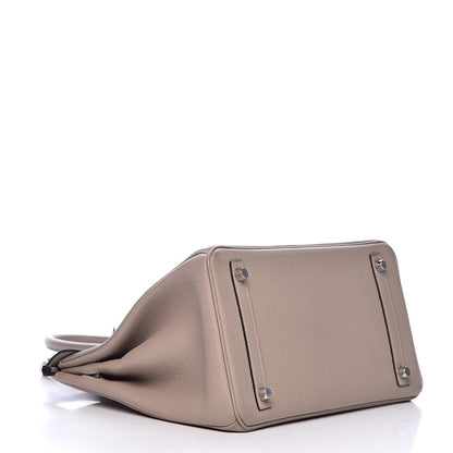 Hermes Togo Birkin 30 Gris Tourterelle 4 of 32