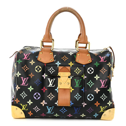 Louis Vuitton Monogram Multicolor Speedy 30 Black 1 of 9