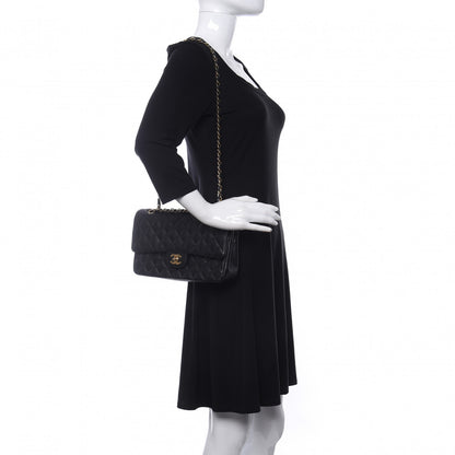 Chanel Caviar Quilted Medium Double Flap Black 2 of 11